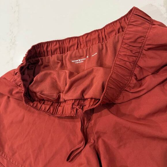 Old Navy Active Running Shorts Womens Medium RustOrange Stretch Athletic Workout - Picture 2 of 7